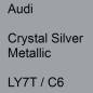 Preview: Audi, Crystal Silver Metallic, LY7T / C6.